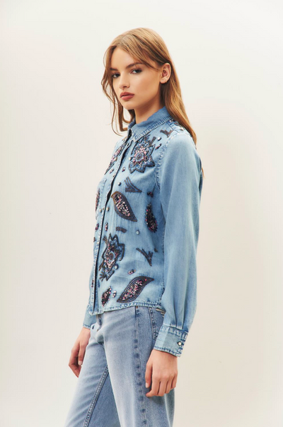 CAMISA BLULISH CELESTE M