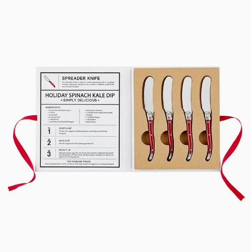 CHARCURTERIE SPREADERS BOOK BOK RED U