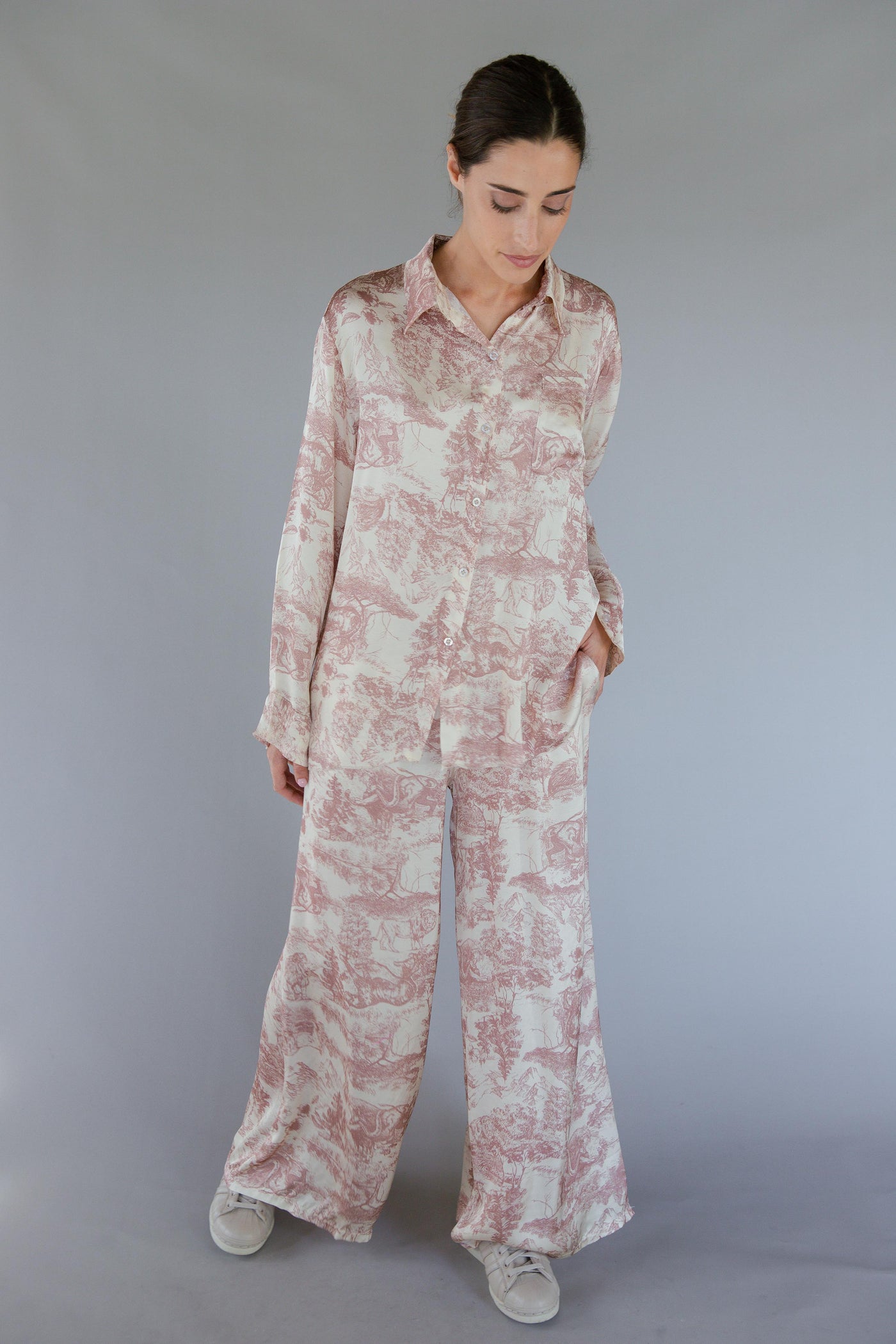 CONJUNTO TOILE DE JOUY SB24 ROSA U