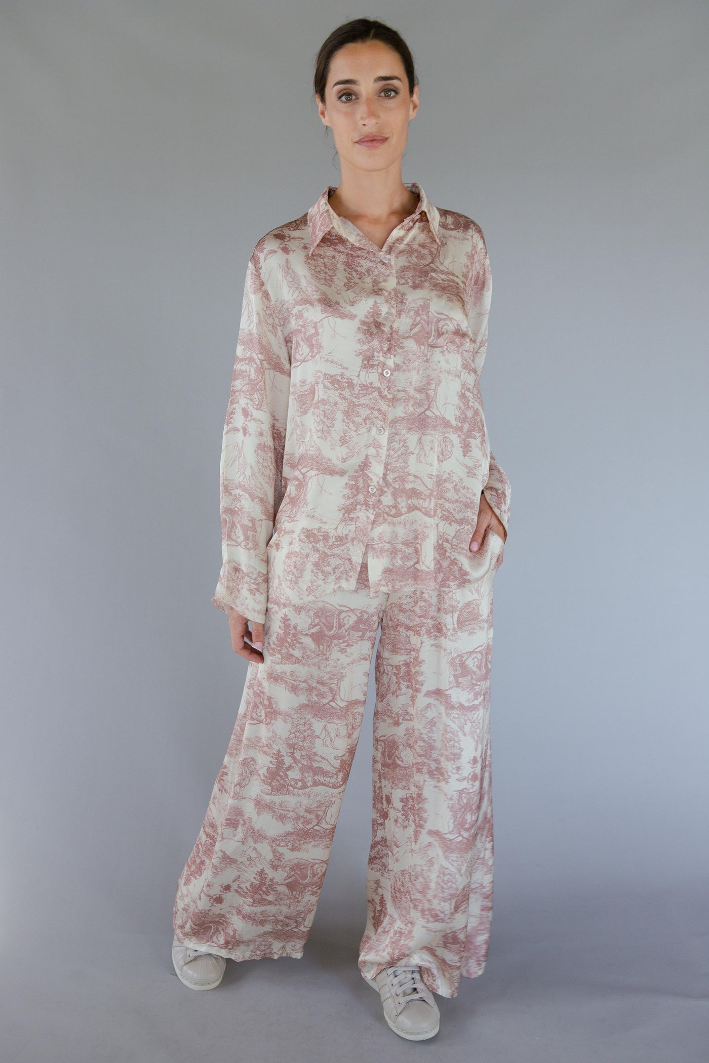 CONJUNTO TOILE DE JOUY SB24 ROSA U