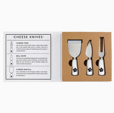 DAISY CHEES KNIVES BOOK BOX 4 THE LOVE OF CHEESE U