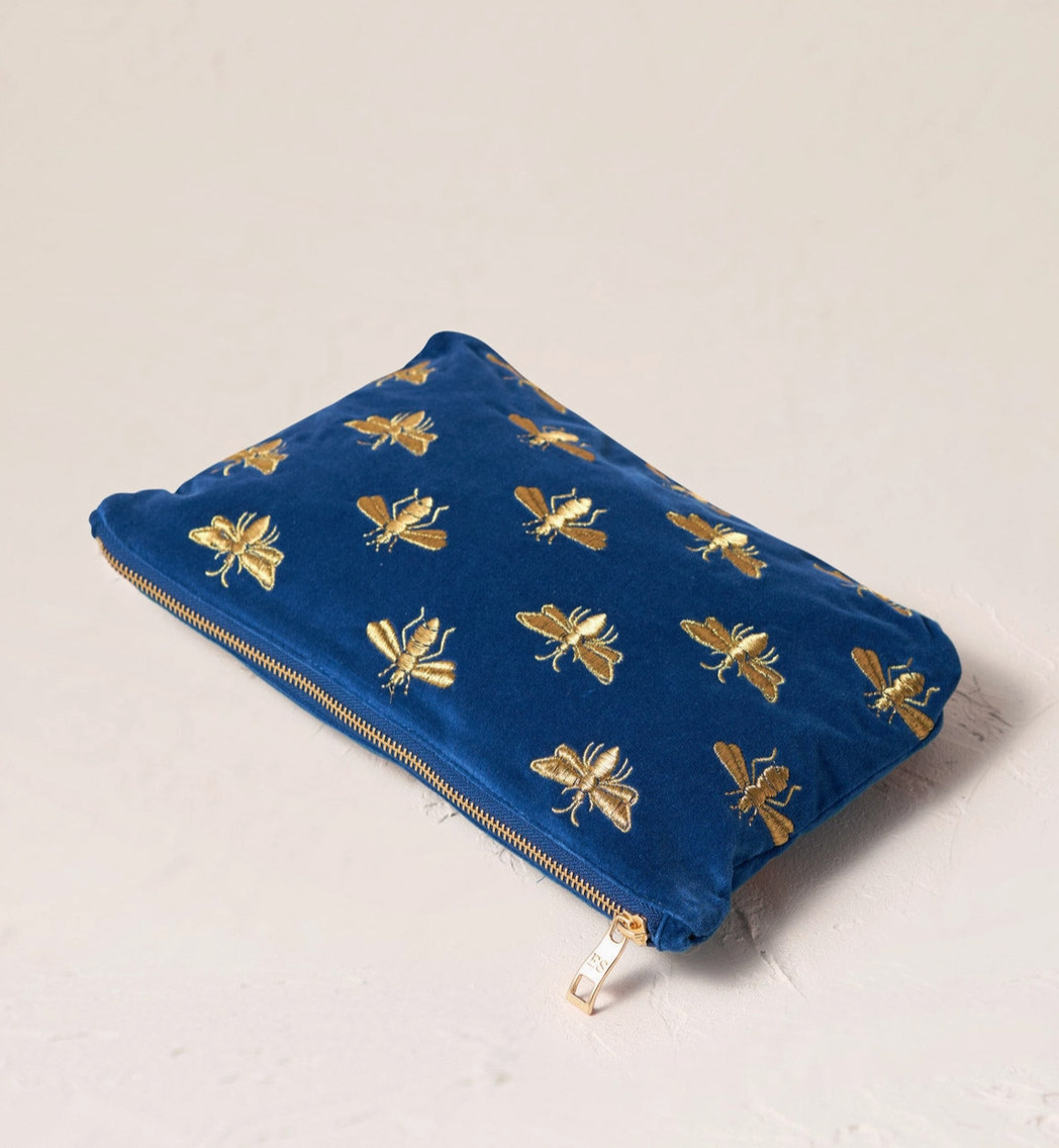 HONEY BEE EVERYDAY POUCH COBALT U