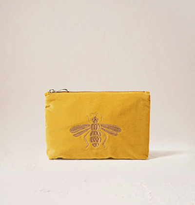 HONEY BEE MUSTARD YELLOW MINI POUCH PFA25  MUSTARD