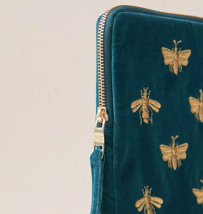 HONEY BEE RICH LAPTOP CASE BLUE U