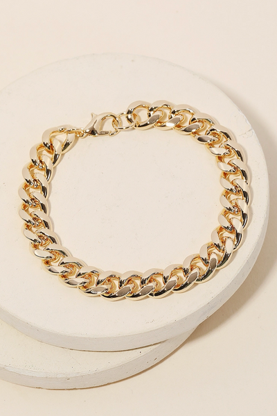 METAL CHAIN LINK BRACELET