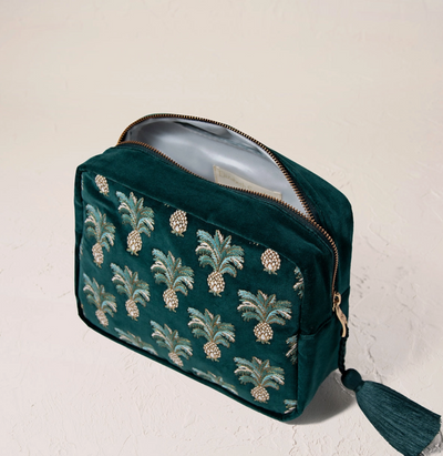 PENEAPPLES WASH BAG PFA25  ESMERALD