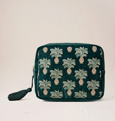PENEAPPLES WASH BAG PFA25  ESMERALD
