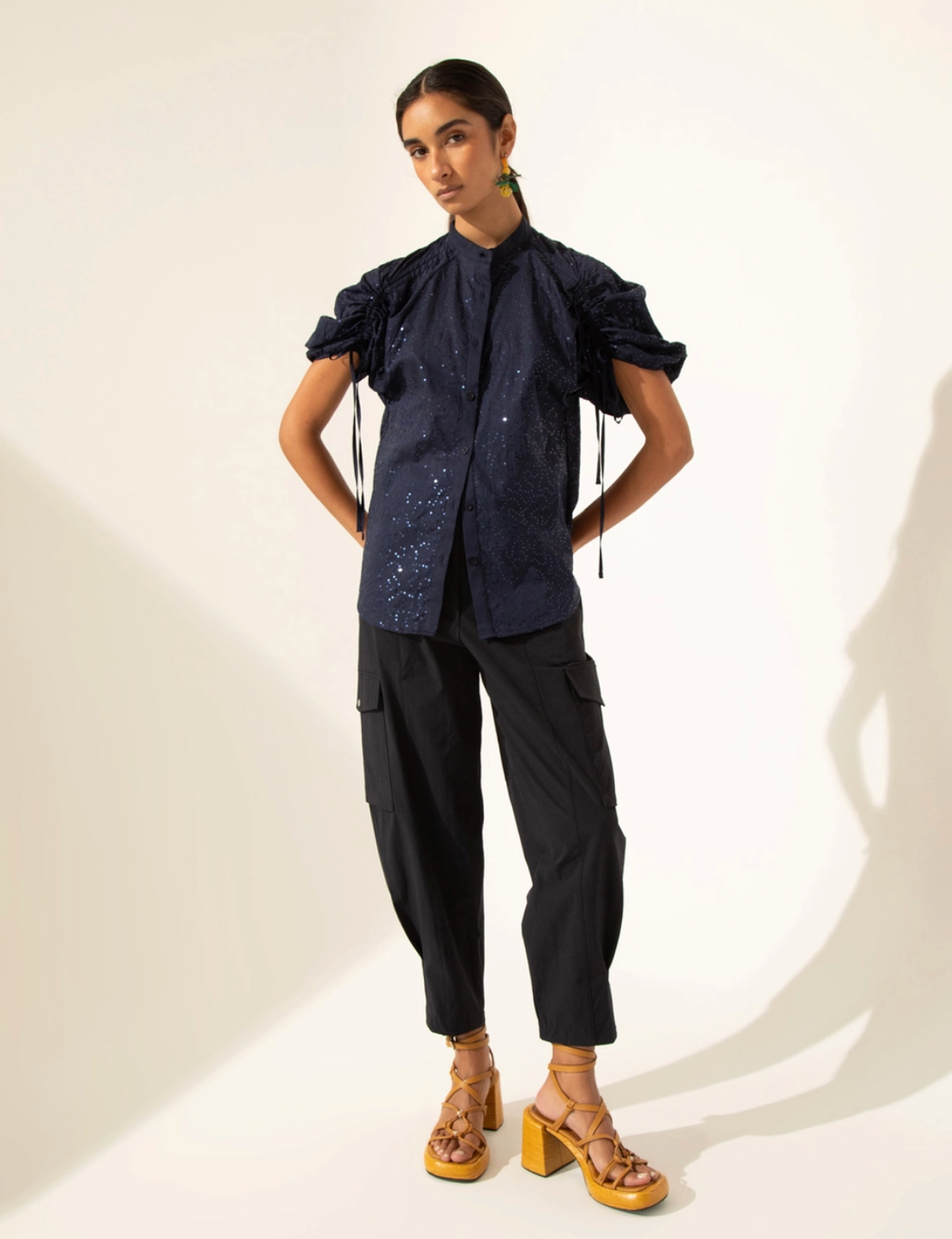 ROAD SHIRT NAVY BLUE S