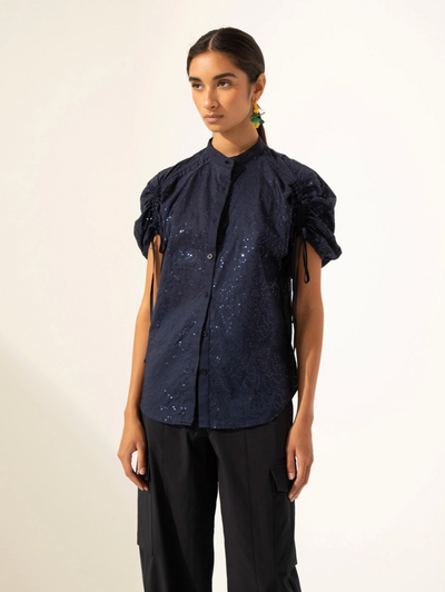 ROAD SHIRT NAVY BLUE S