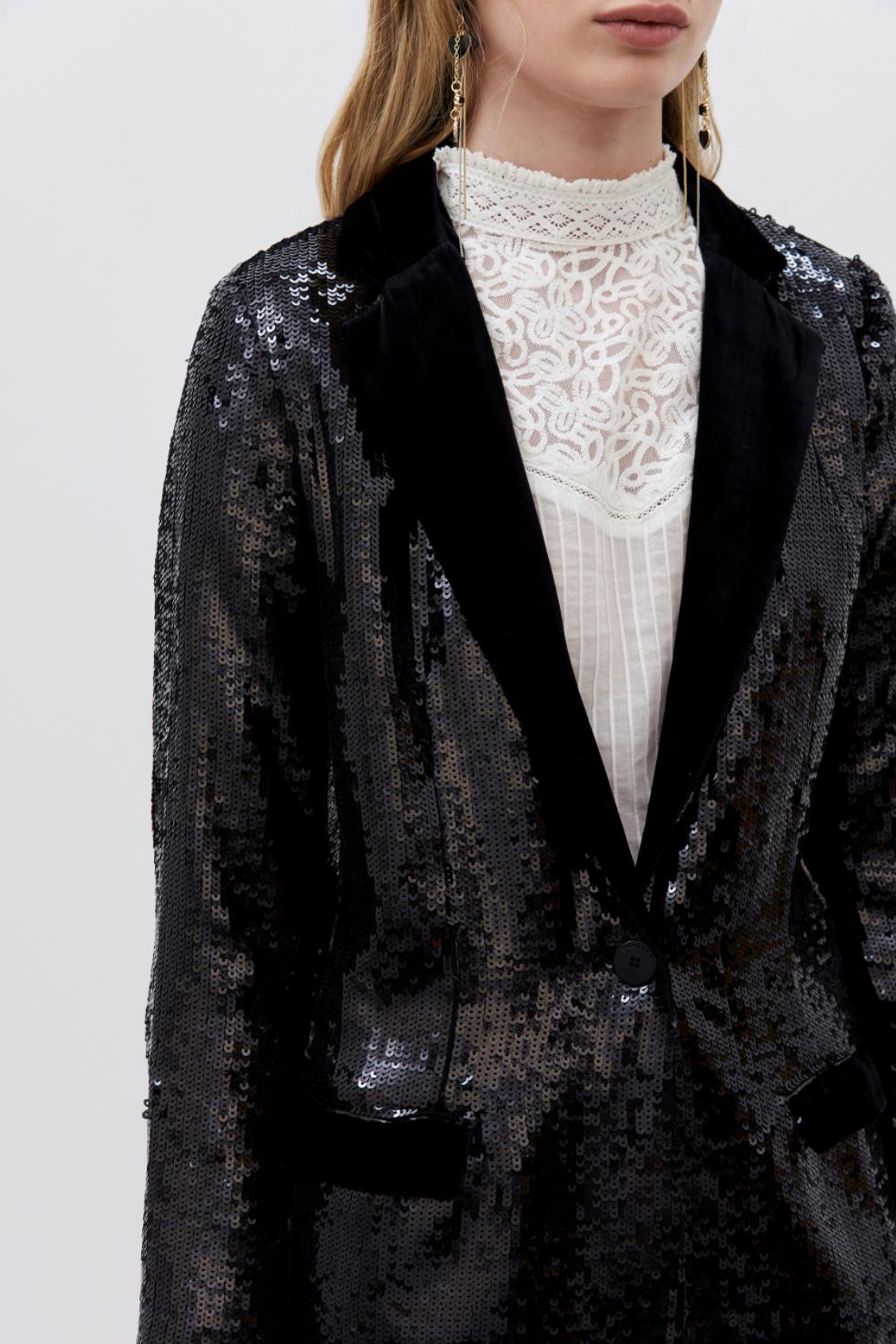 SACO FREDERIC SEQUIN NEGRO M