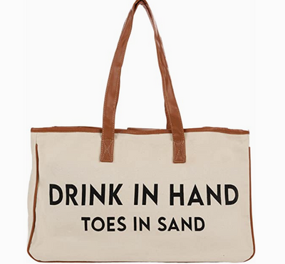 TOTE BAG DRINK IN HAND NATURAL U