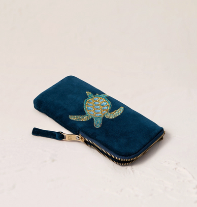 TURTLE CONSERVATION MARINE NAVY GLASSES CASE PFA25 NAVY