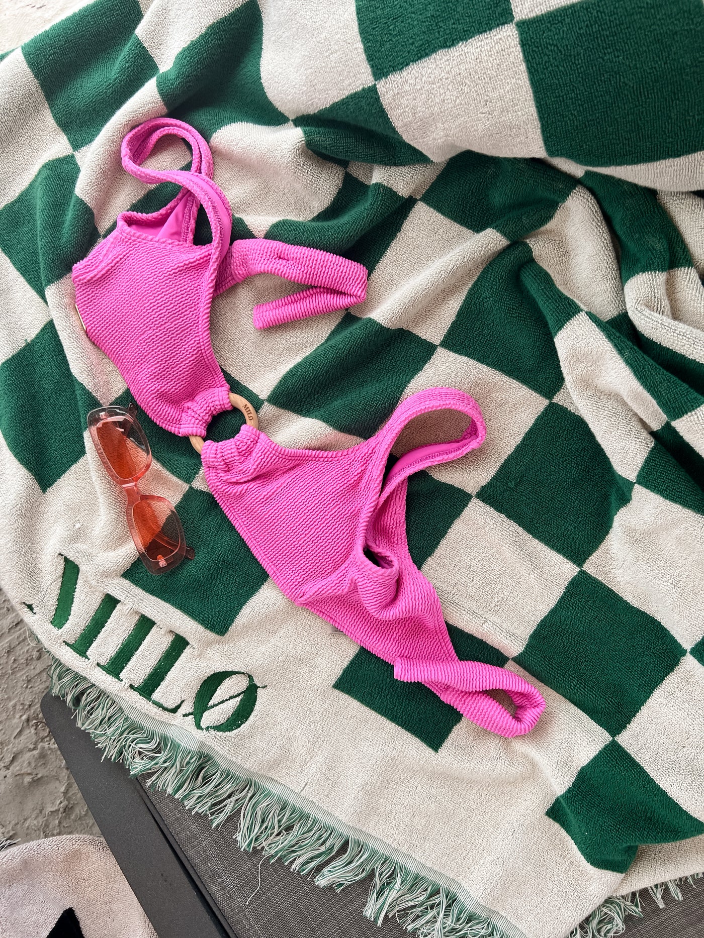 MILO BLANKET TOWEL SS23 GREEN U