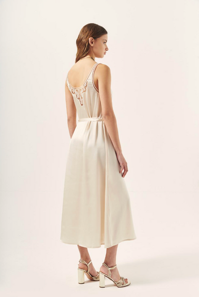 VESTIDO HELENE CRUDO M