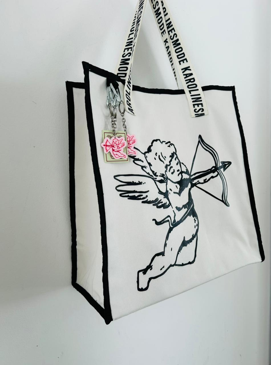 TOTE BAG ANGEL PKMM25 WHITE U