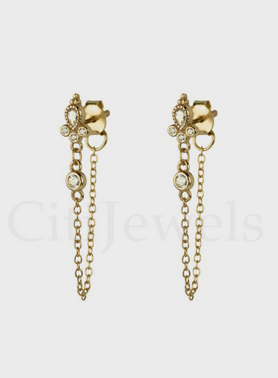 POLARIS COIN EARRINGS PAIR
