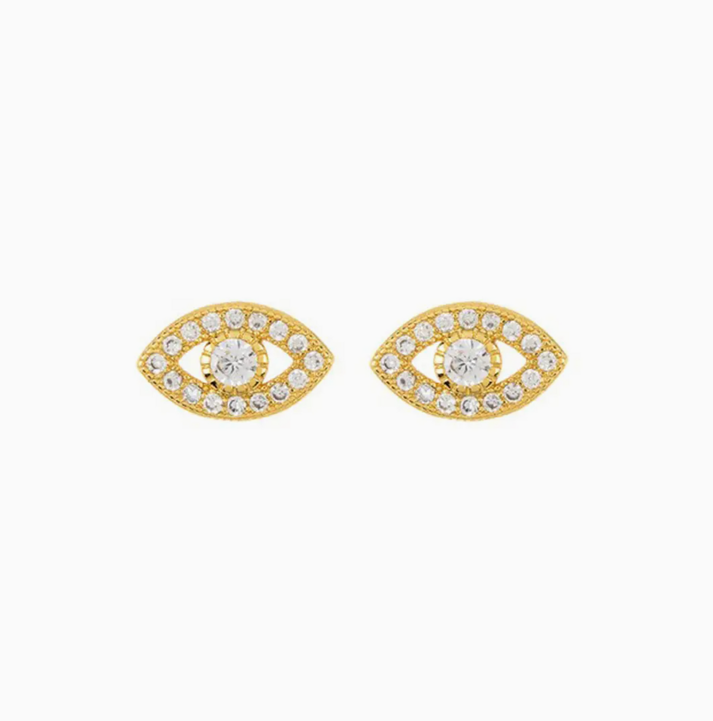 EVIL EYE STUD EARRINGS