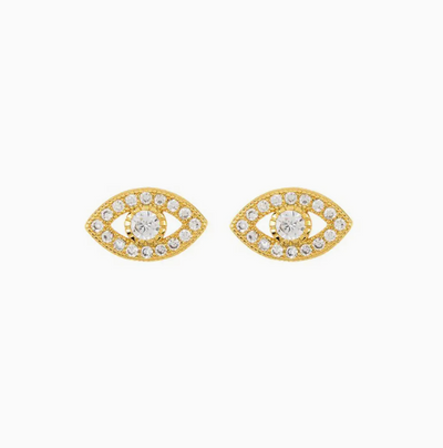 EVIL EYE STUD EARRINGS
