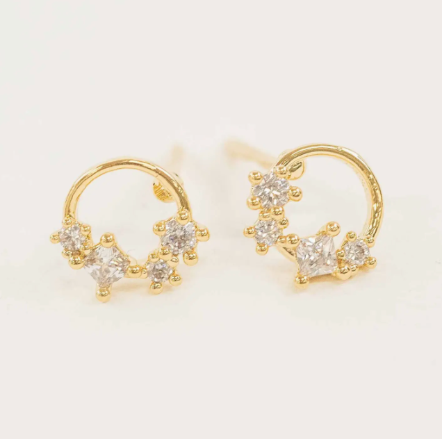 CORONA STUD EARRINGS PAIR