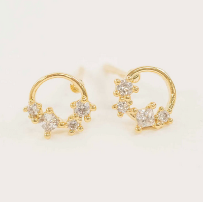 CORONA STUD EARRINGS PAIR
