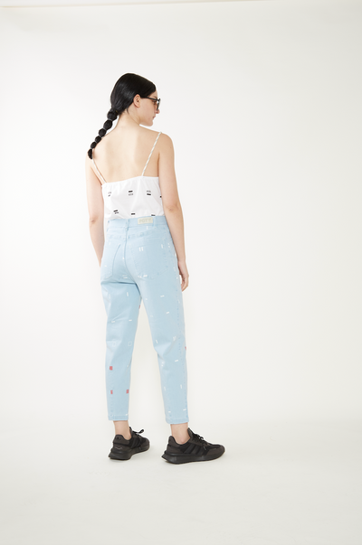 CHUPIN DENIM GEOMETRIA