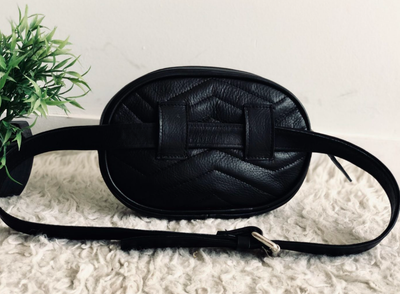 CONVERTIBLE BELT BAG BLACK