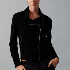 CAMPERA GAMUZA JHONY NEGRO